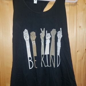 Next Level Apparel Black 'Be Kind' Tank Top